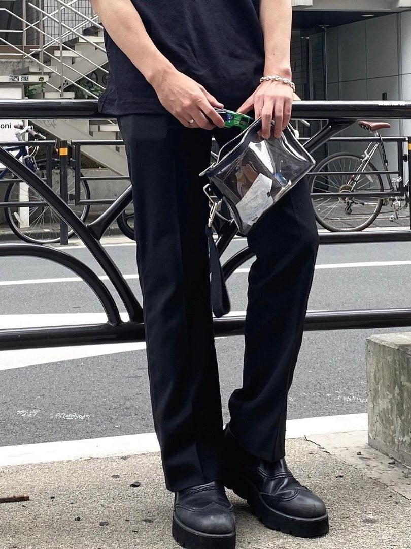 低身長男子のためのフレアパンツコーデ