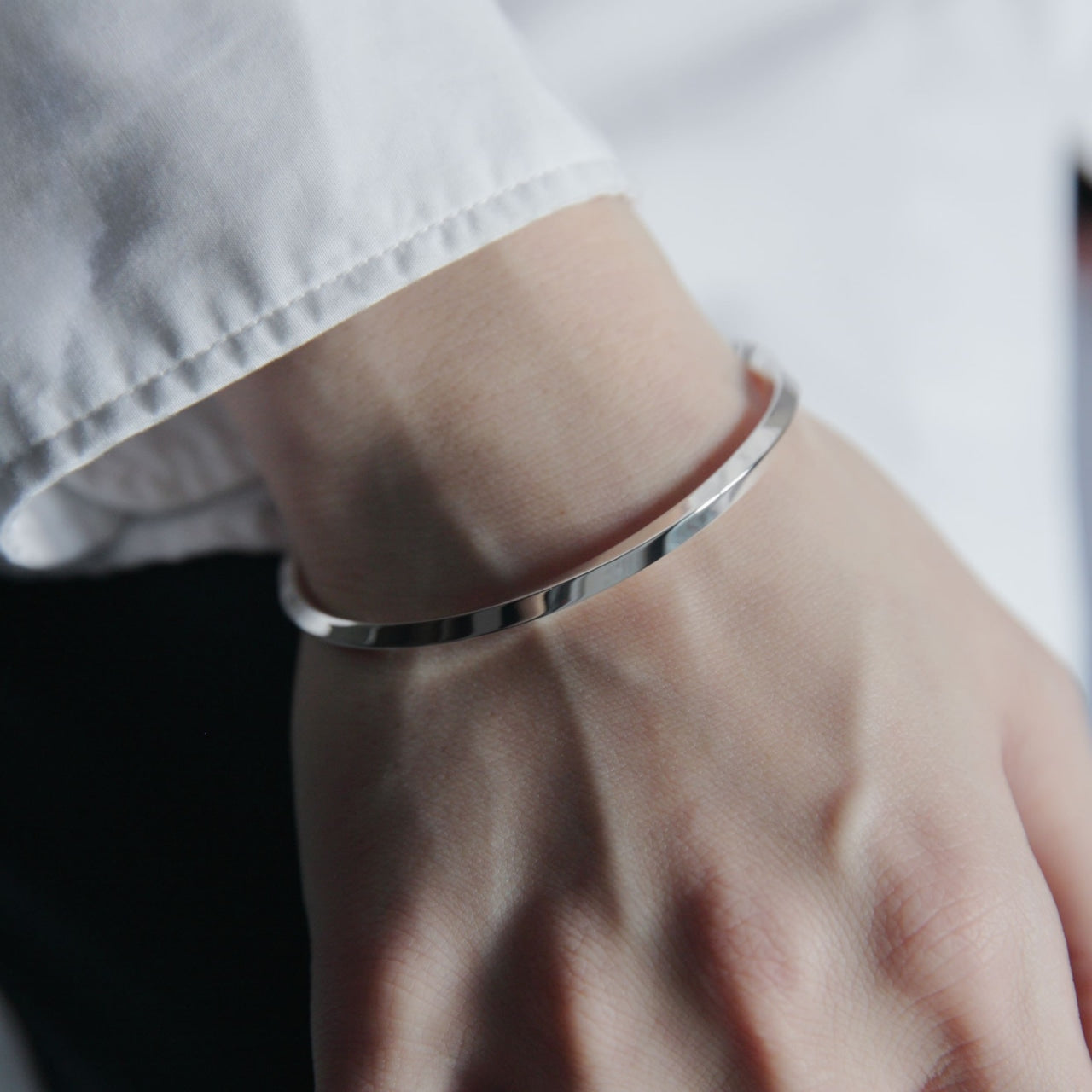 シルバー925 バングル｜幅3mm｜21-B-005