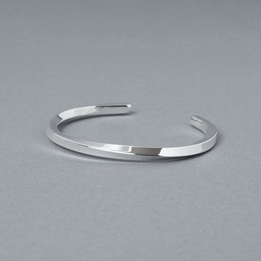 シルバー925 バングル ｜幅4mm｜21-B-004