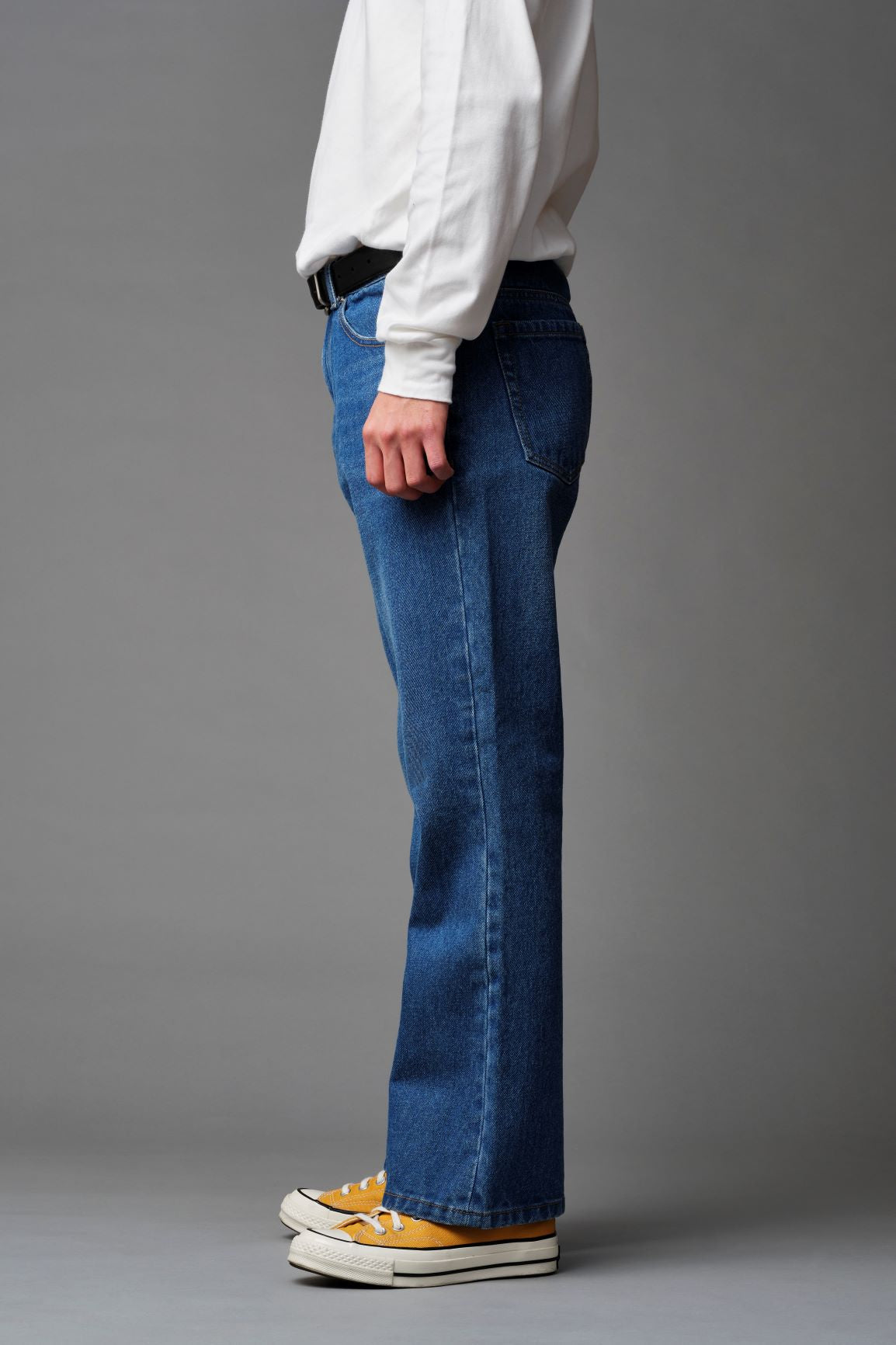 【人気No.2商品】FLARED DENIM PANTS/フレアデニムパンツ