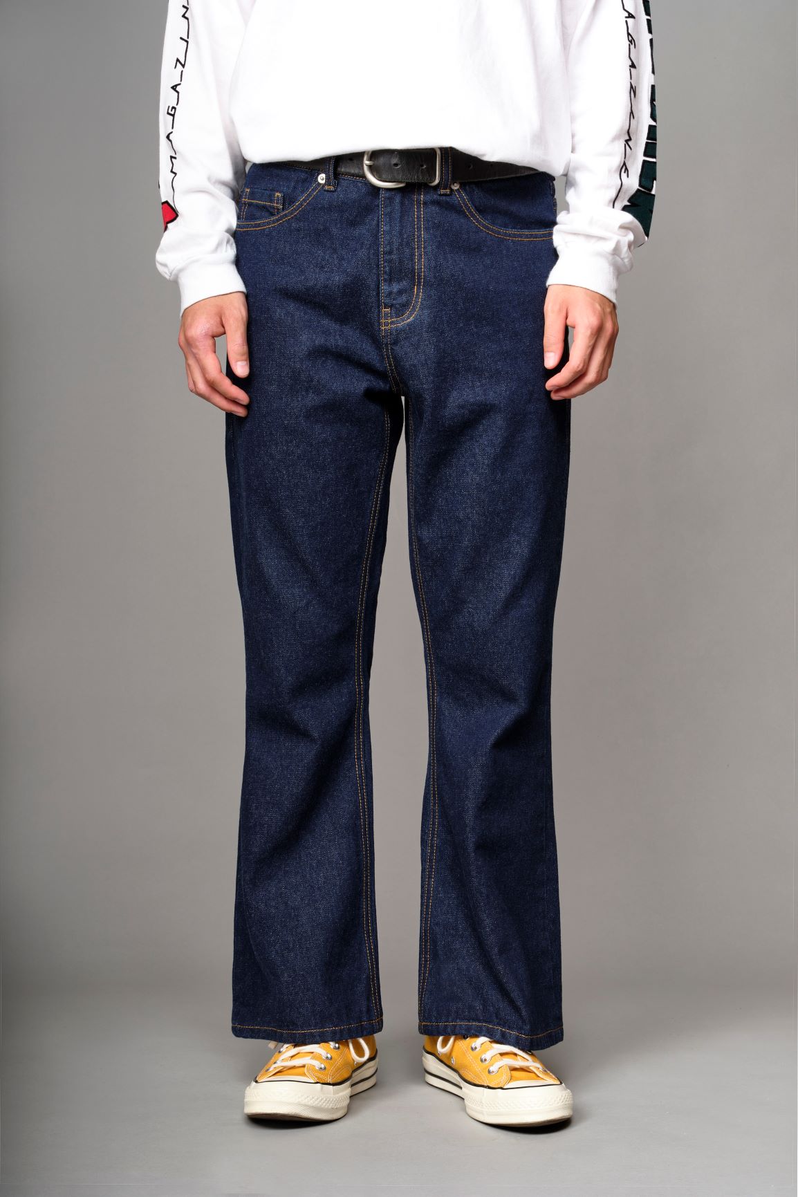 【人気No.2商品】FLARED DENIM PANTS/フレアデニムパンツ